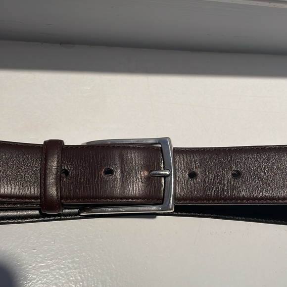Monte Rosso 32 Belt in dark chestnut brown - Picture 3 of 5